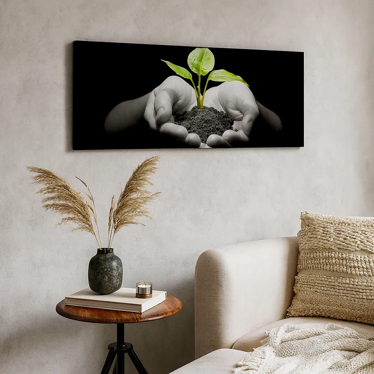 Vászonkép - Szeretem a természetet, védem azt - 30x30 cm