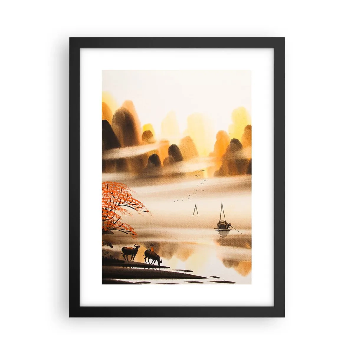 Poszter fehér keretben - Távolabb, mint a Távol-Kelet - 30x40 cm