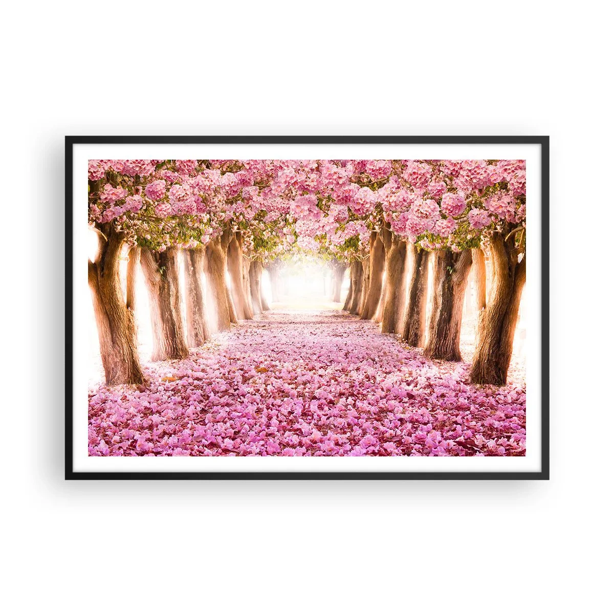 Poszter fehér keretben - Út a paradicsomba - 100x70 cm