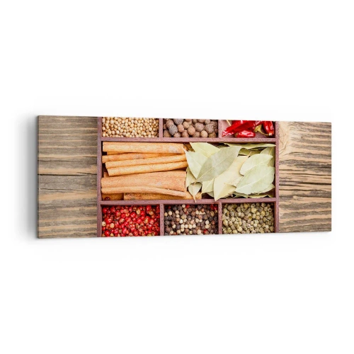 Vászonkép - Formarend, aromacsokor - 140x50 cm