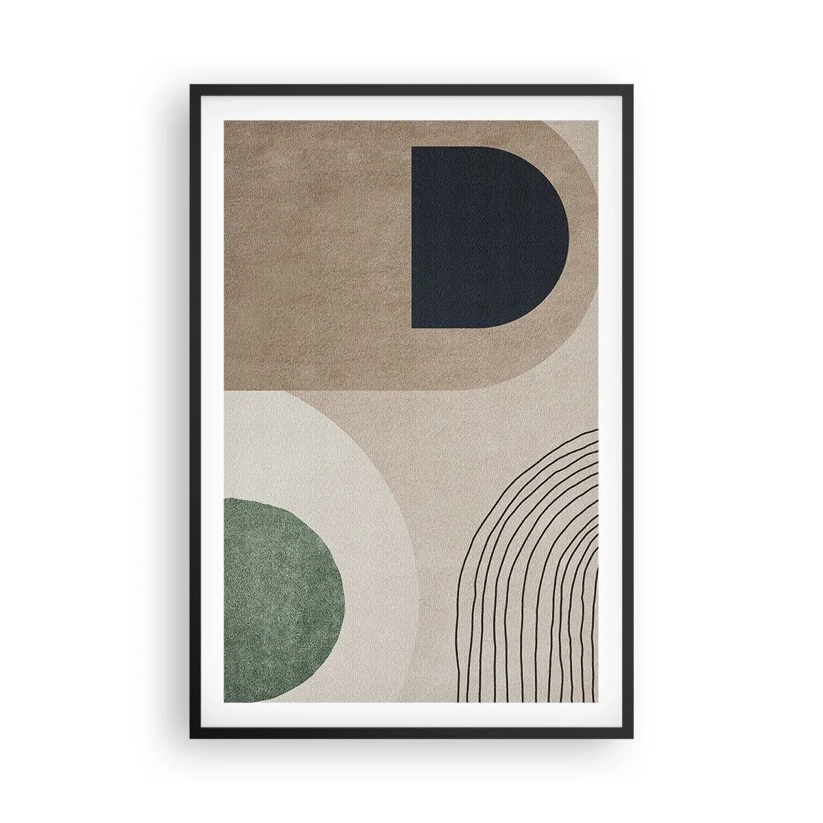 Poszter fehér keretben - Egy ovális szelídsége - 61x91 cm