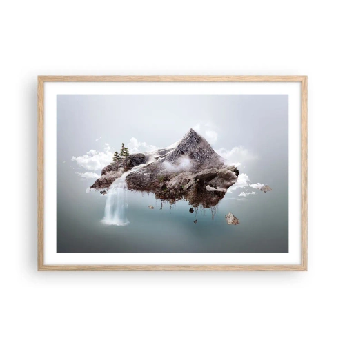 Poszter világos tölgy keretben - Egy szürrealista szemével - 70x50 cm