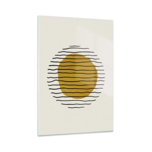 Üveg kép - A hőtől remegő absztrakció - 50x70 cm