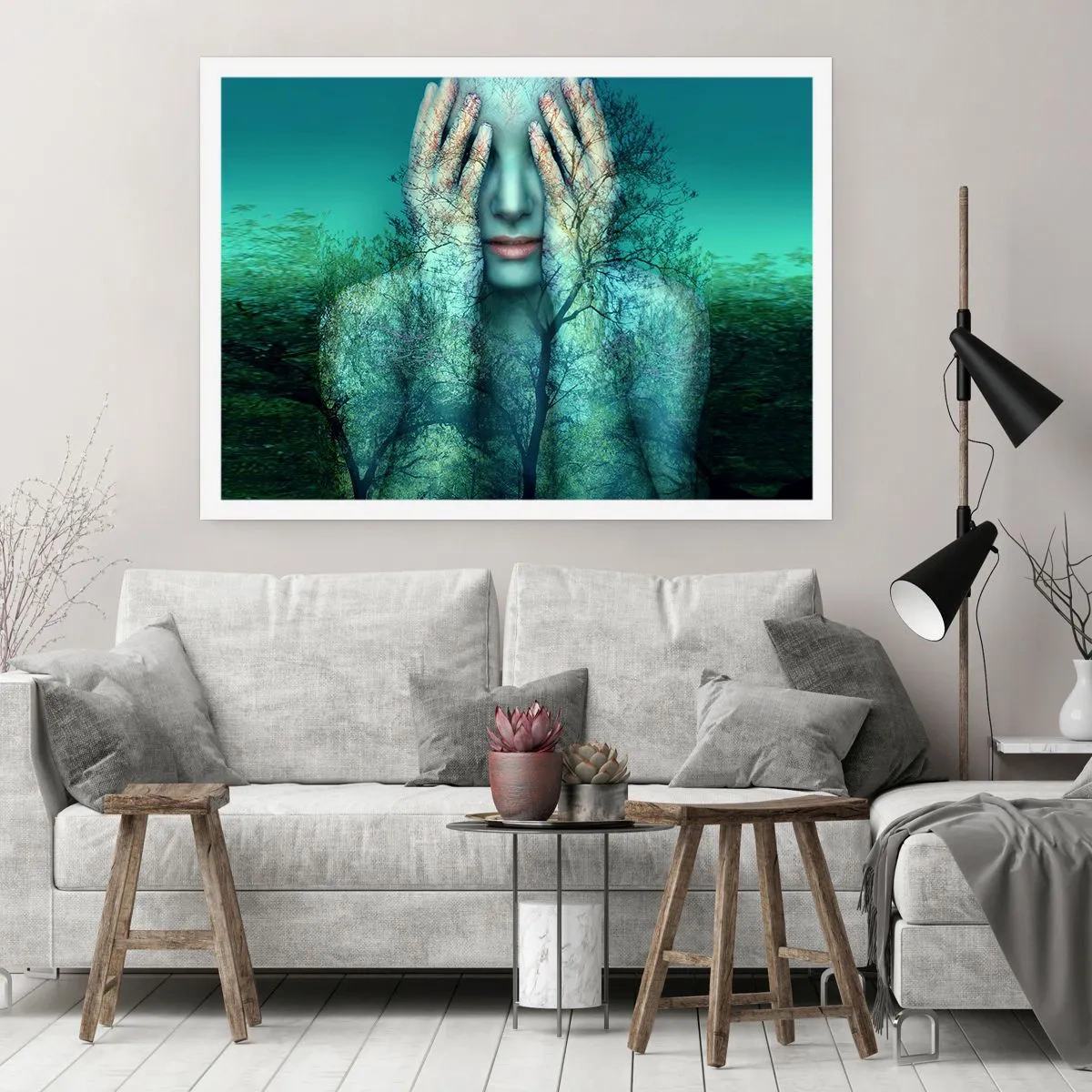 Poszter - Kékbe merítve - 70x50 cm