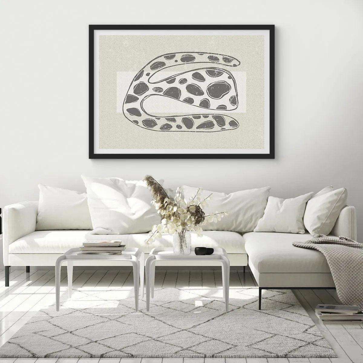 Poszter fehér keretben - Egy bizarr teremtmény - 70x50 cm