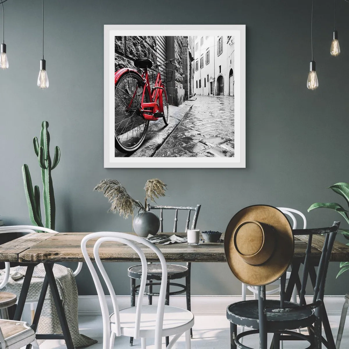 Poszter fekete keretben - Az igazi gyönyör nem öregszik - 30x30 cm