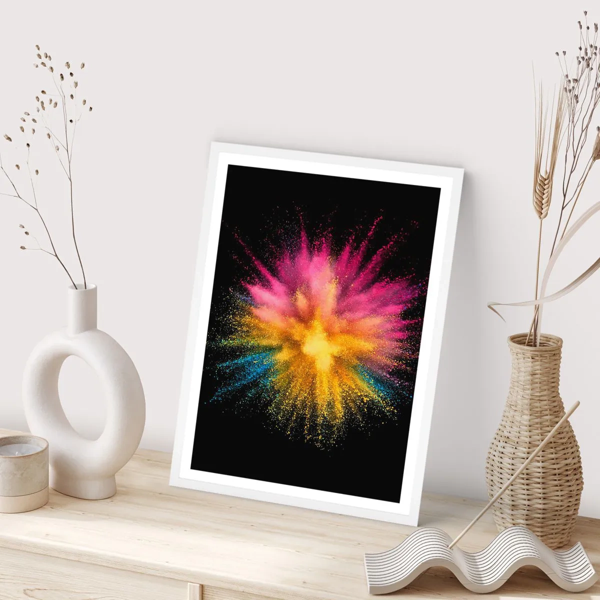 Poszter fekete keretben - A színek születése - 61x91 cm