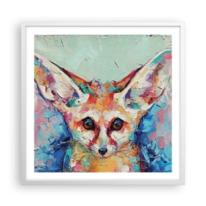 Poszter fekete keretben - Készen álltok rám? - 60x60 cm