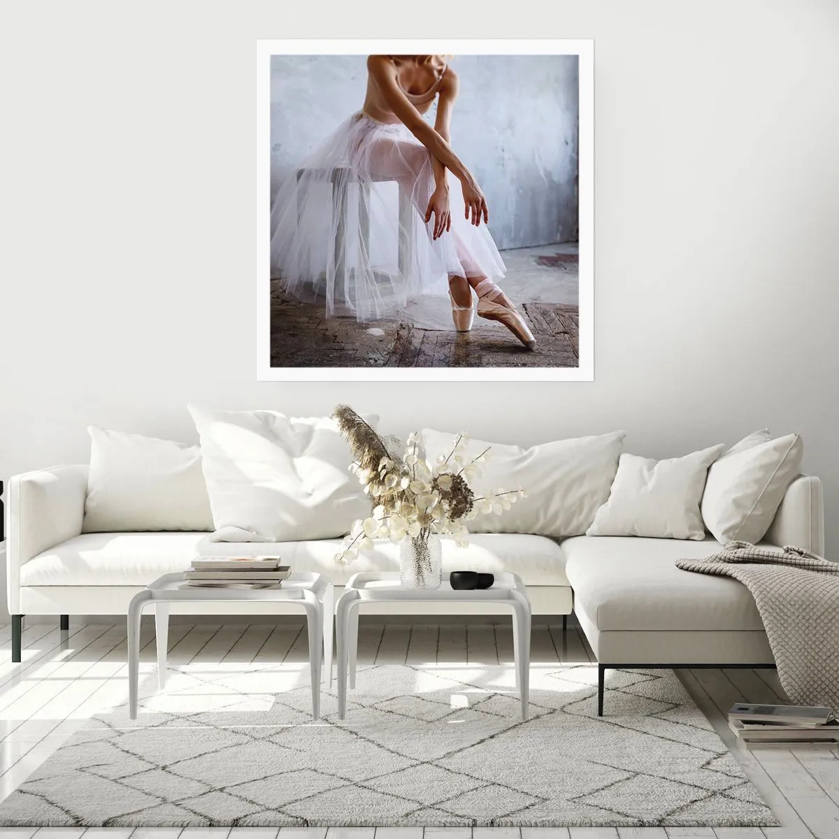 Poszter - Mielőtt a rámpa fényei kigyúlnak - 60x60 cm