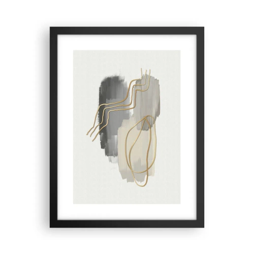 Poszter fehér keretben - Létezés és mozgás - 30x40 cm
