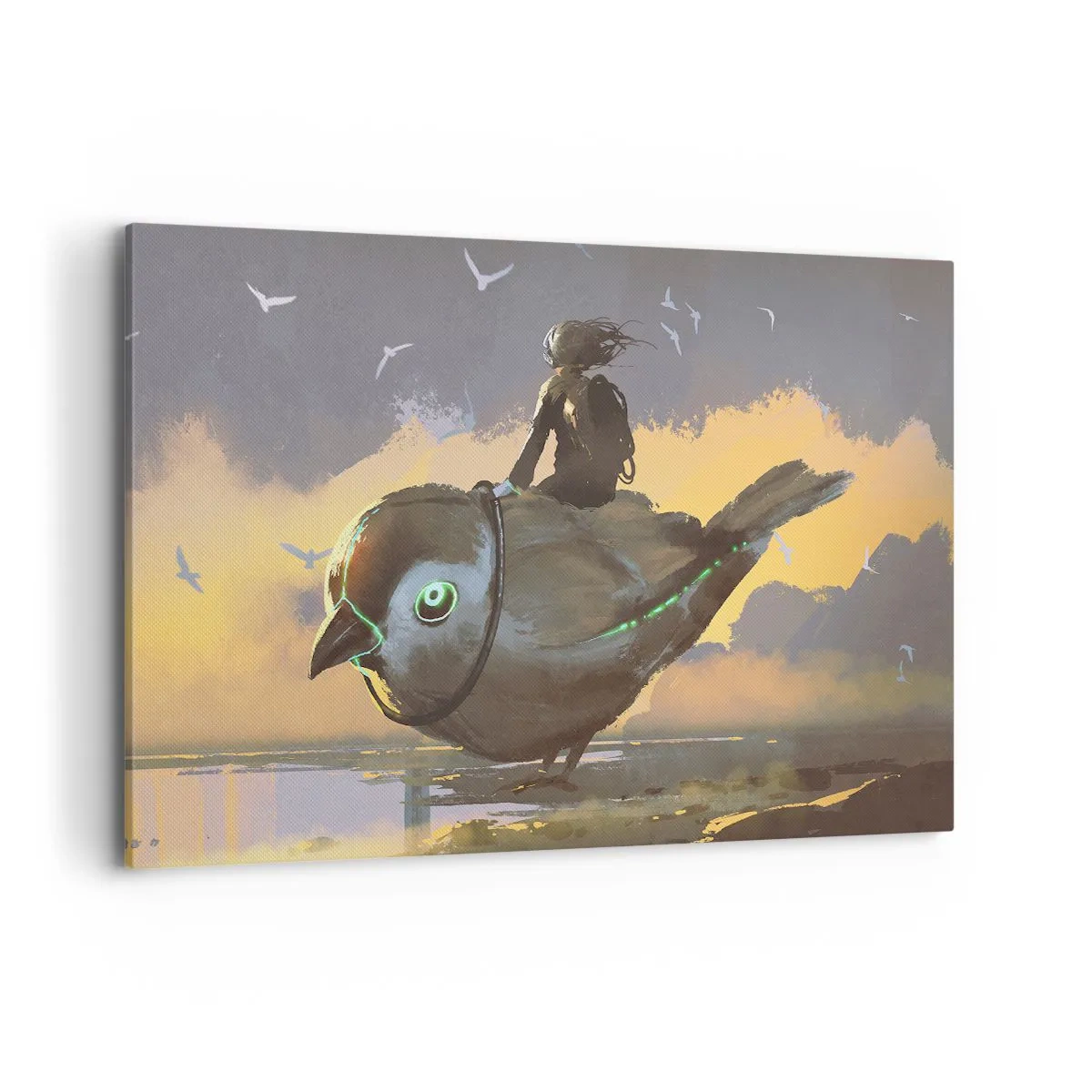 Vászonkép - Egy fantasztikus utazás állomása - 120x80 cm