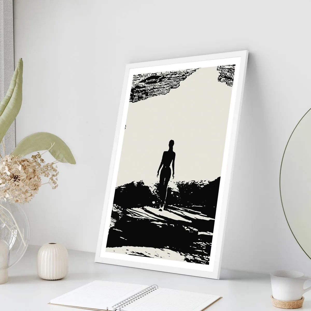 Poszter fekete keretben - Egy új pillantás - 50x70 cm