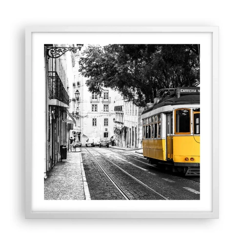 Poszter fekete keretben - És egy fado a háttérben - 50x50 cm