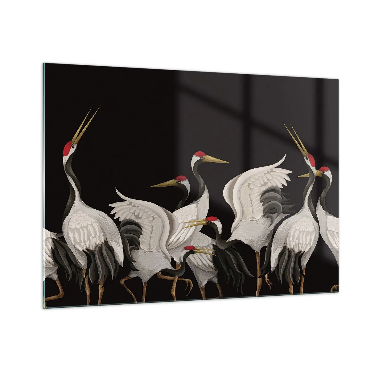 Üveg kép - Madádolgok - 100x70 cm