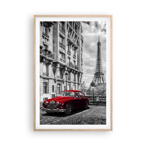 Poszter világos tölgy keretben - Ragadozó a városban - 61x91 cm