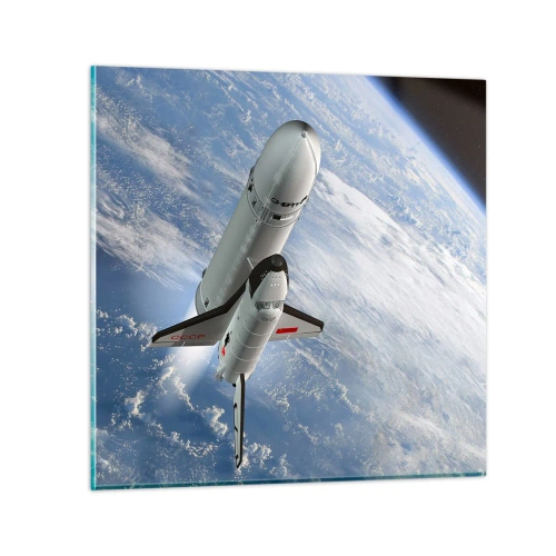 Üveg kép - Kozmikus mennybemenetel - 60x60 cm