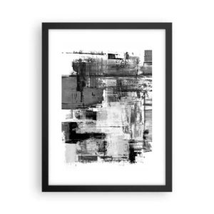 Poszter fehér keretben - A szürke szép - 30x40 cm