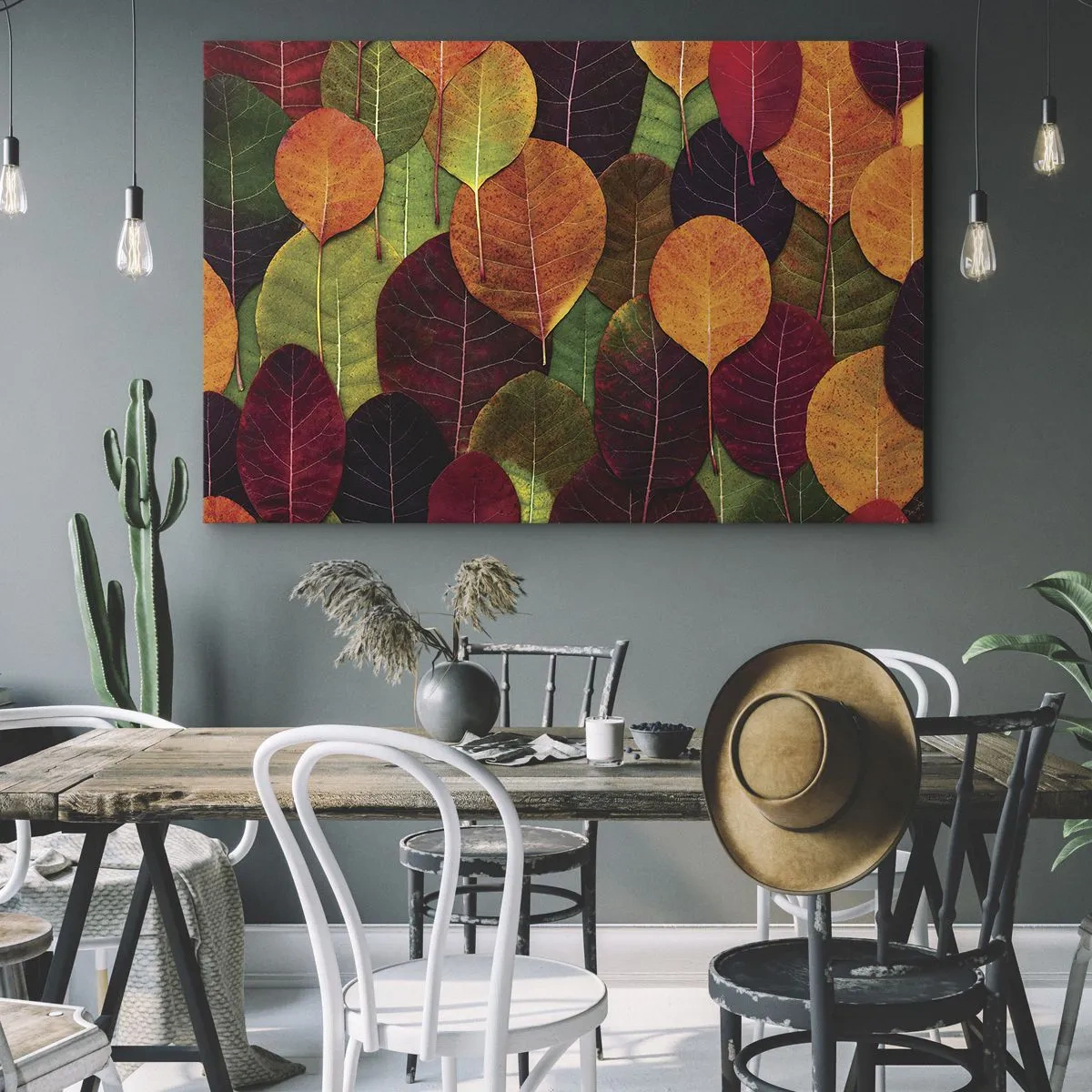 Vászonkép - Őszi mozaik - 70x50 cm
