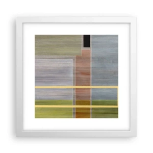 Poszter fekete keretben - Egyszerűen és nyugodtan - 30x30 cm