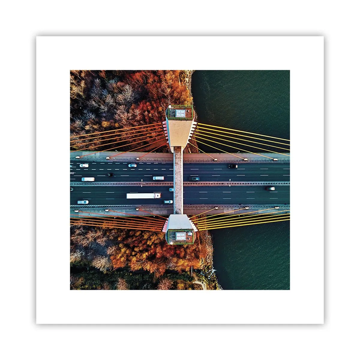 Poszter - TÚL a vizeken, túl az erdőkön - 30x30 cm