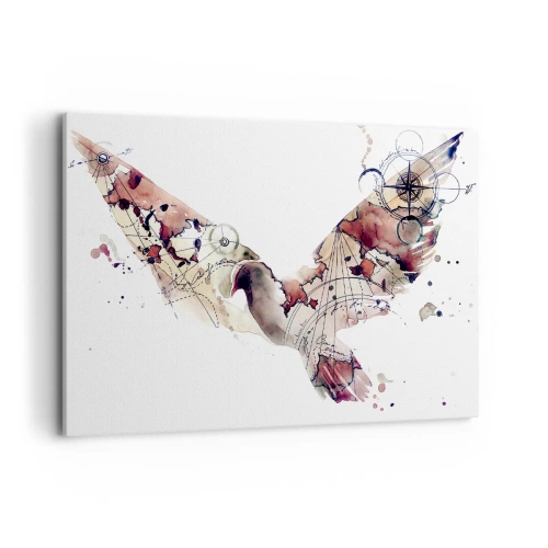 Vászonkép - Szabadtéri vándor - 120x80 cm