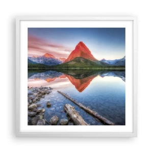 Poszter fekete keretben - Forróság és hideg - 50x50 cm