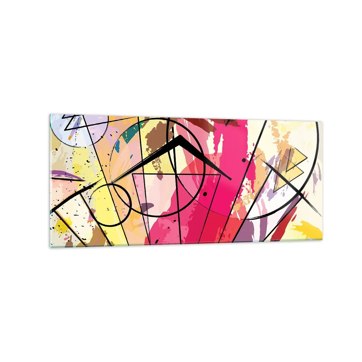 Üveg kép - Robbanás - 120x50 cm