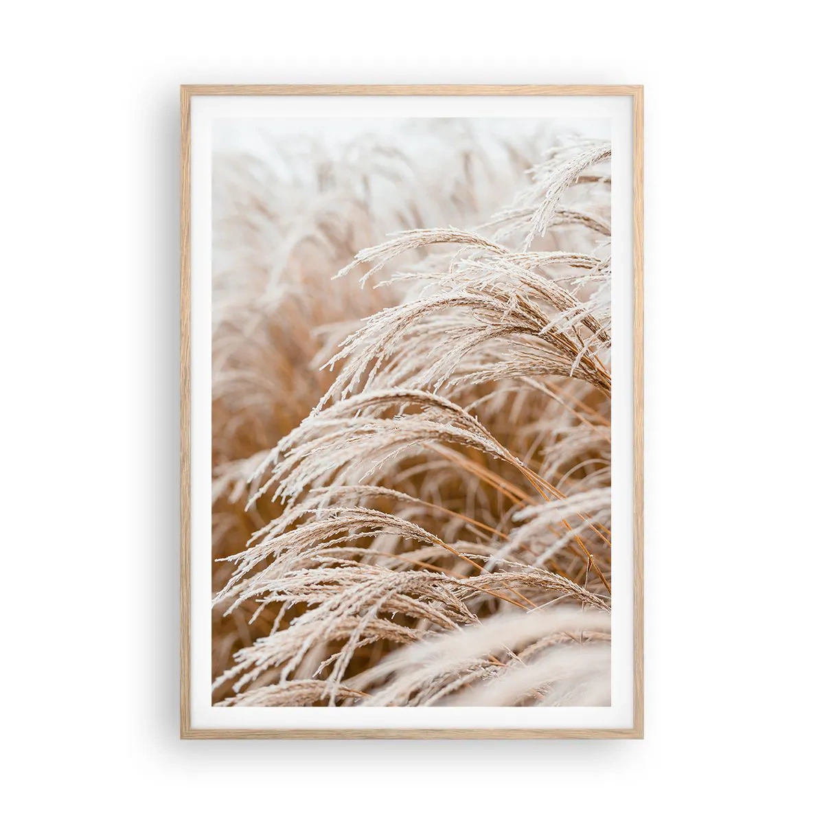 Poszter világos tölgy keretben - Imádság az őszi napnak - 70x100 cm