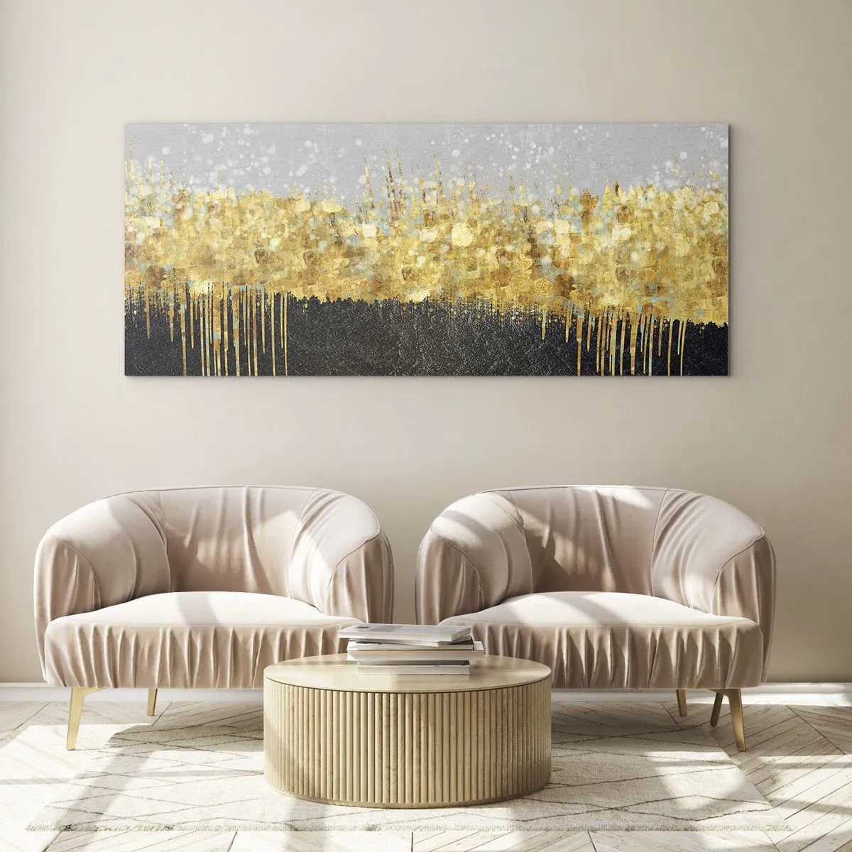 Üveg kép - Befelé és felfelé - 100x40 cm