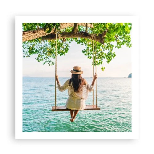 Poszter - Az élet gyönyörű - 60x60 cm