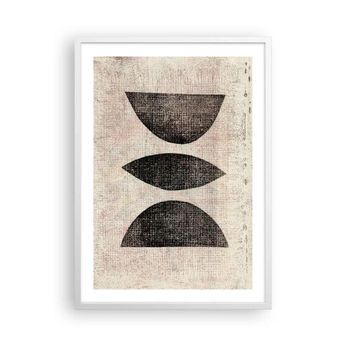 Poszter fekete keretben - Etnikai absztrakció - 50x70 cm