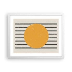 Poszter fekete keretben - Az egyszerűség ereje - 50x40 cm