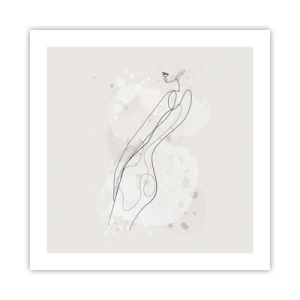 Poszter - Eltévedni nézésben - 50x50 cm