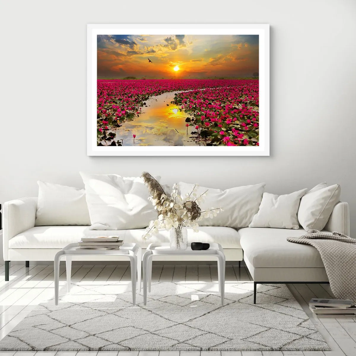 Poszter fekete keretben - A tó titokzatos élete - 70x50 cm