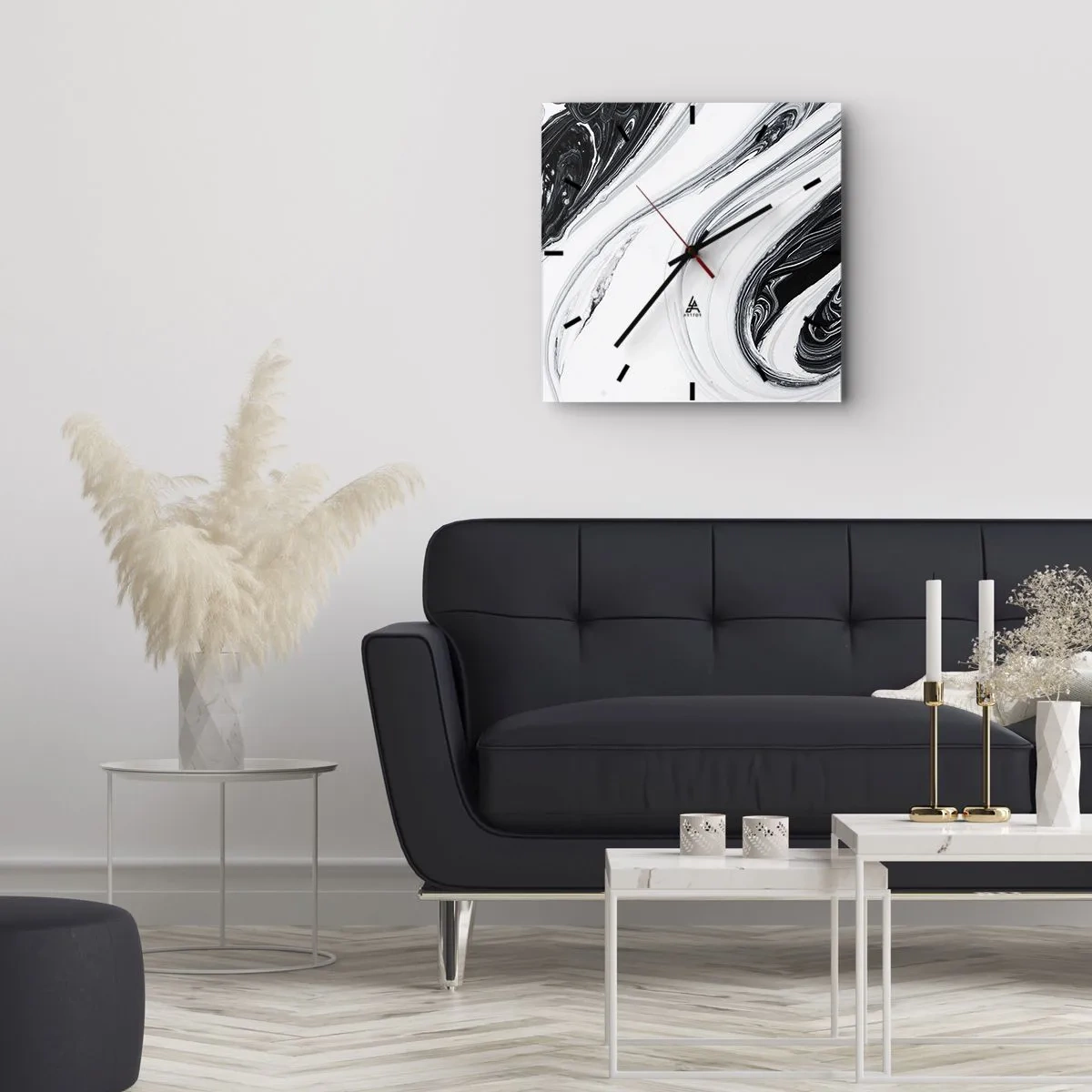 Falióra, Óra - Az ellentétek ötvözése - 40x40 cm