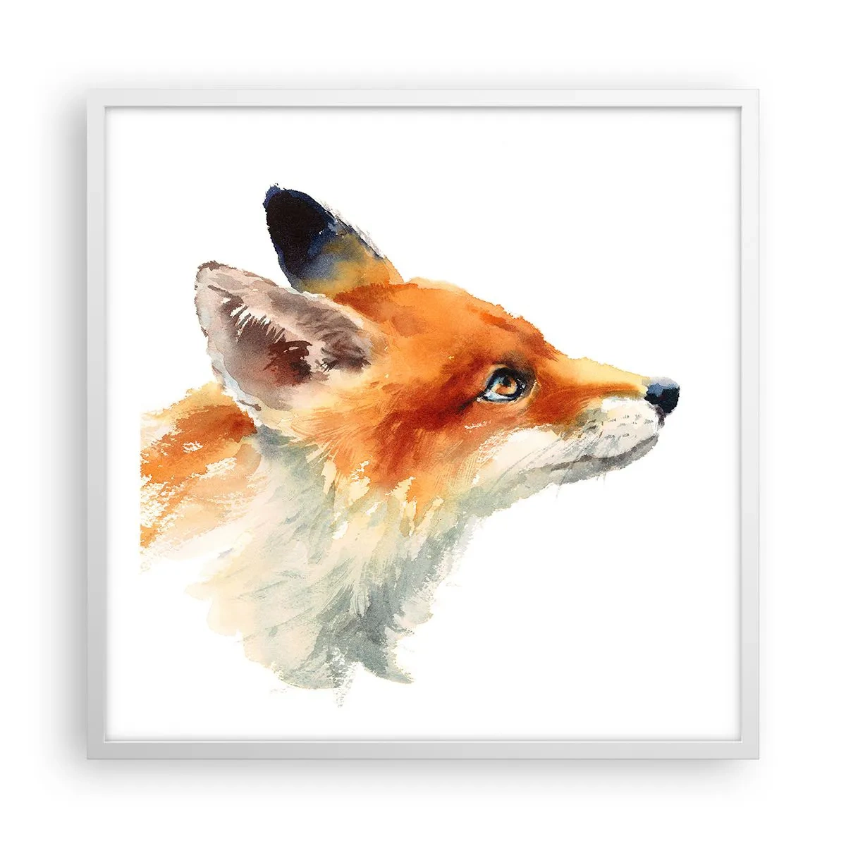 Poszter fekete keretben - Óvatosság az első - 60x60 cm