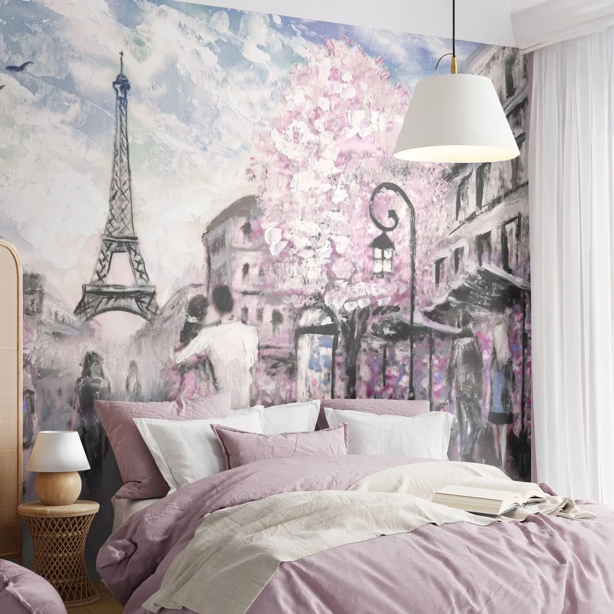Fotótapéta Standard Eco - Ha szerelmesnek lenni, akkor a... - Város, Eiffel-torony, Párizs - 200x140 cm