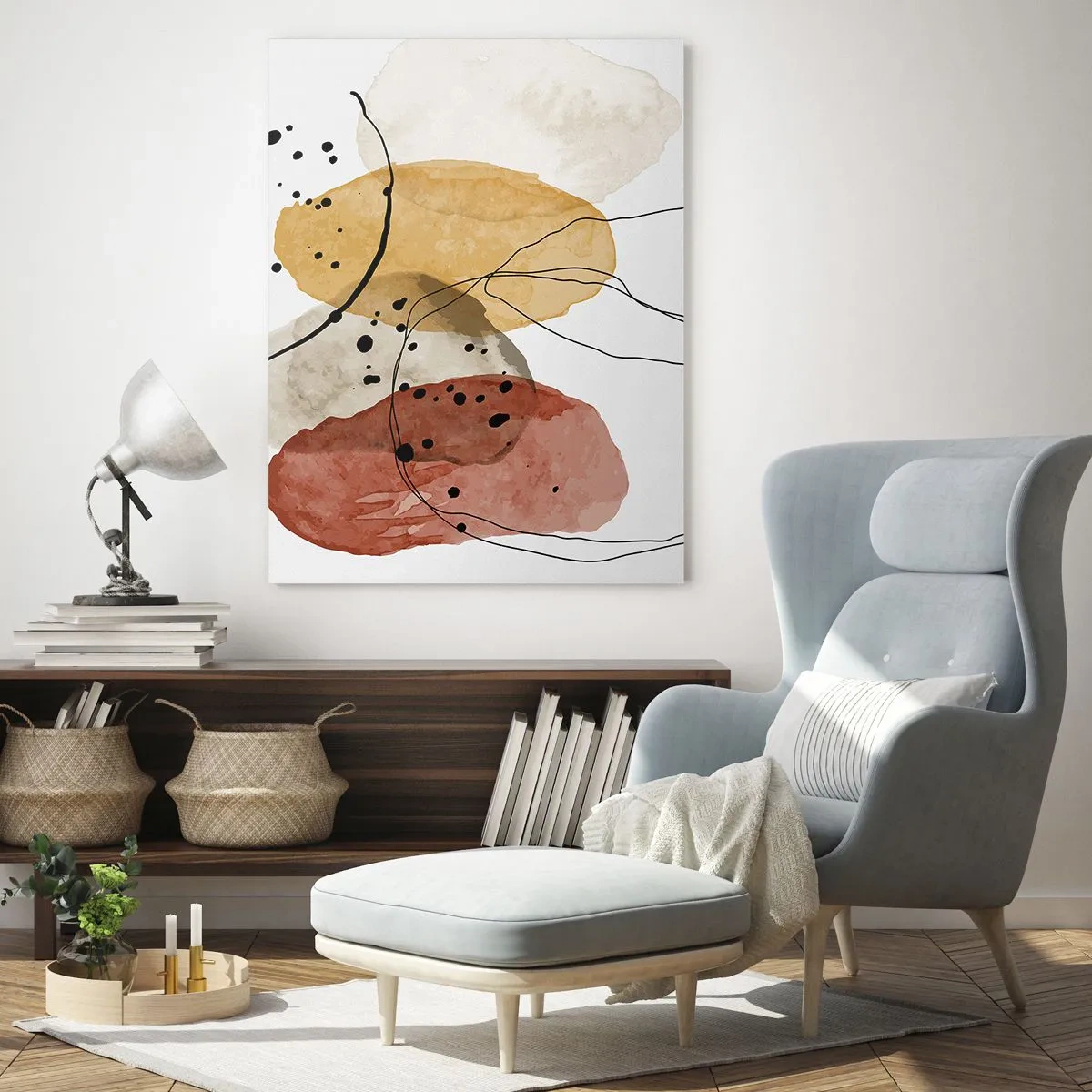 Üveg kép - Mint a könnyű, friss levegő - 70x100 cm