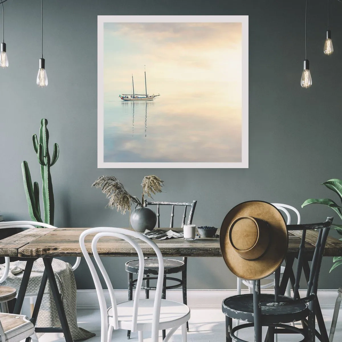 Poszter - A csend tengerében - 40x40 cm