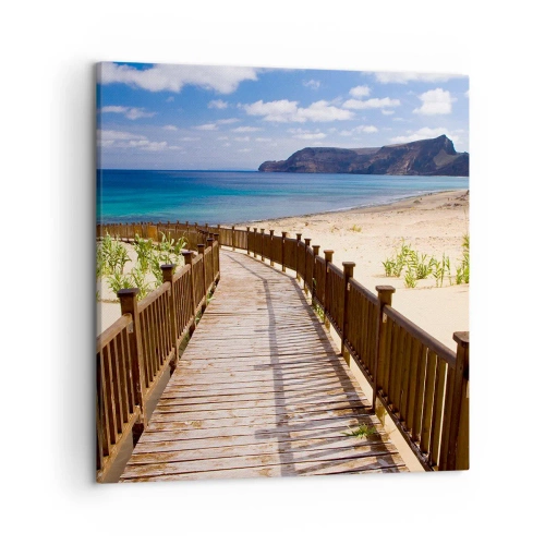 Vászonkép - Vigyél el a boldog szigetekre - 50x50 cm