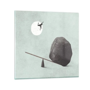 Üveg kép - Valóra vált álom. - 70x70 cm