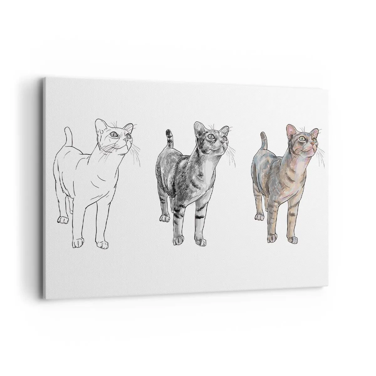 Vászonkép - Rajz lecke - 100x70 cm