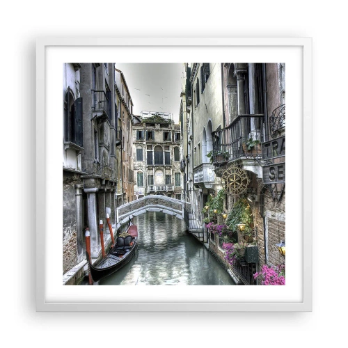 Poszter fekete keretben - Évszázadokon át néma elmélkedésben - 50x50 cm