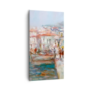 Vászonkép - Pasztell vakáció - 55x100 cm