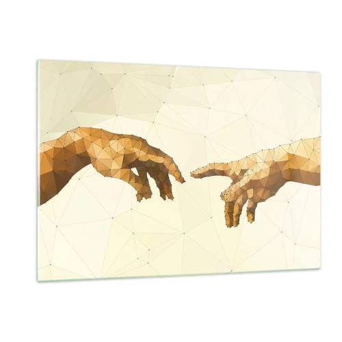 Üveg kép - Isteni geometria - 120x80 cm