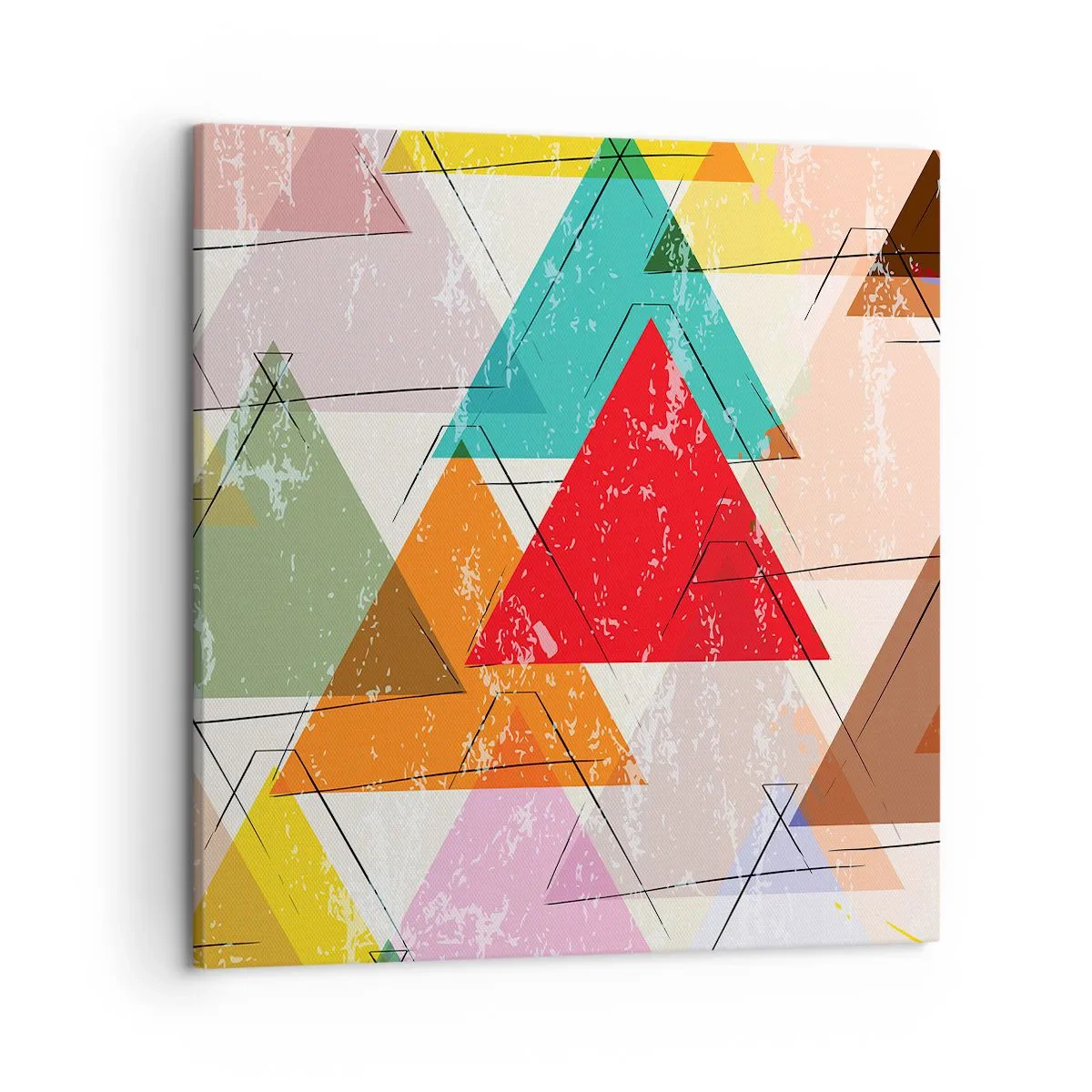 Vászonkép - Három-három - 50x50 cm