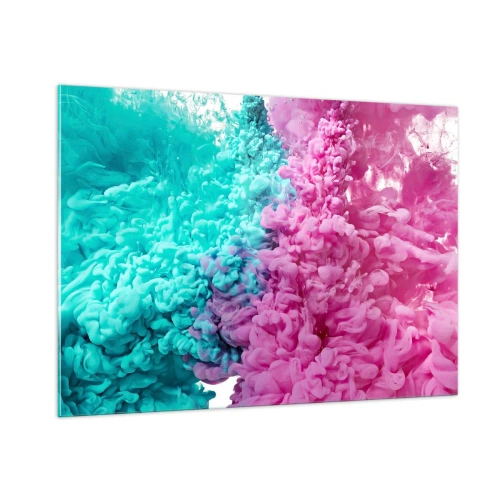 Üveg kép - Mindent eldöntő ütközés - 100x70 cm