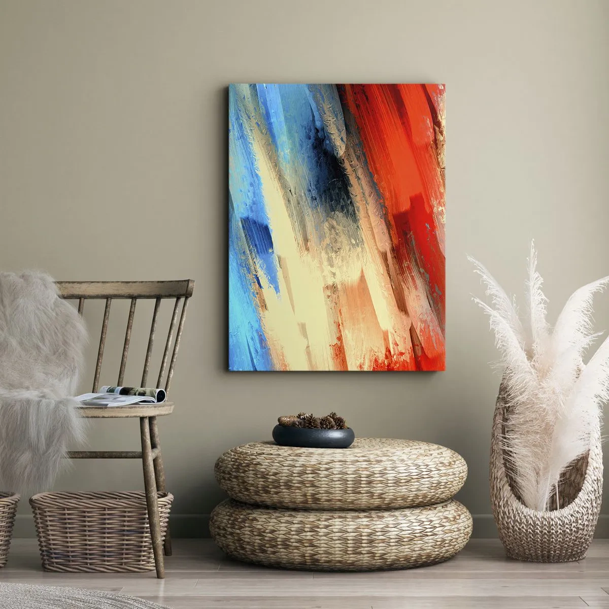 Vászonkép - Színek kaszkádja - 50x70 cm