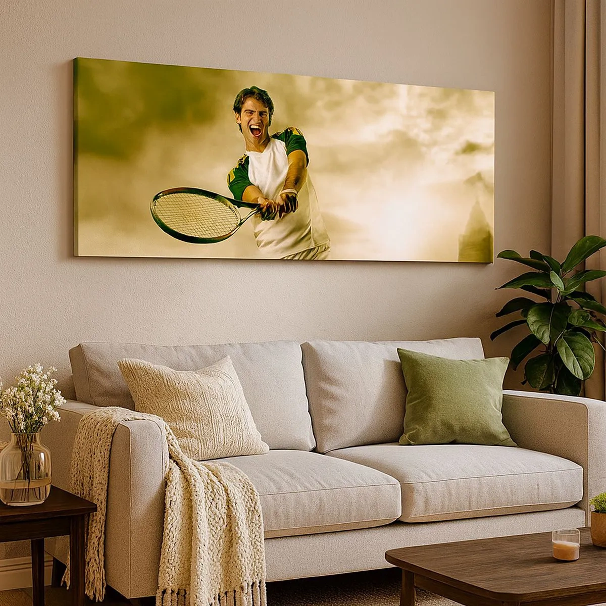 Vászonkép - Energia és boldogság - 100x40 cm