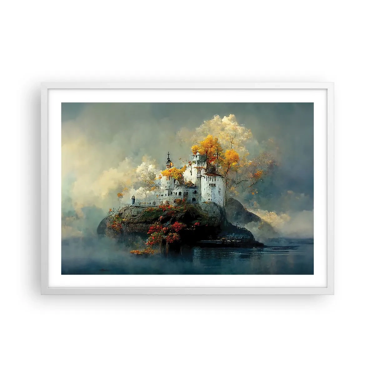 Poszter fekete keretben - Egy romantikus történet kezdete - 70x50 cm